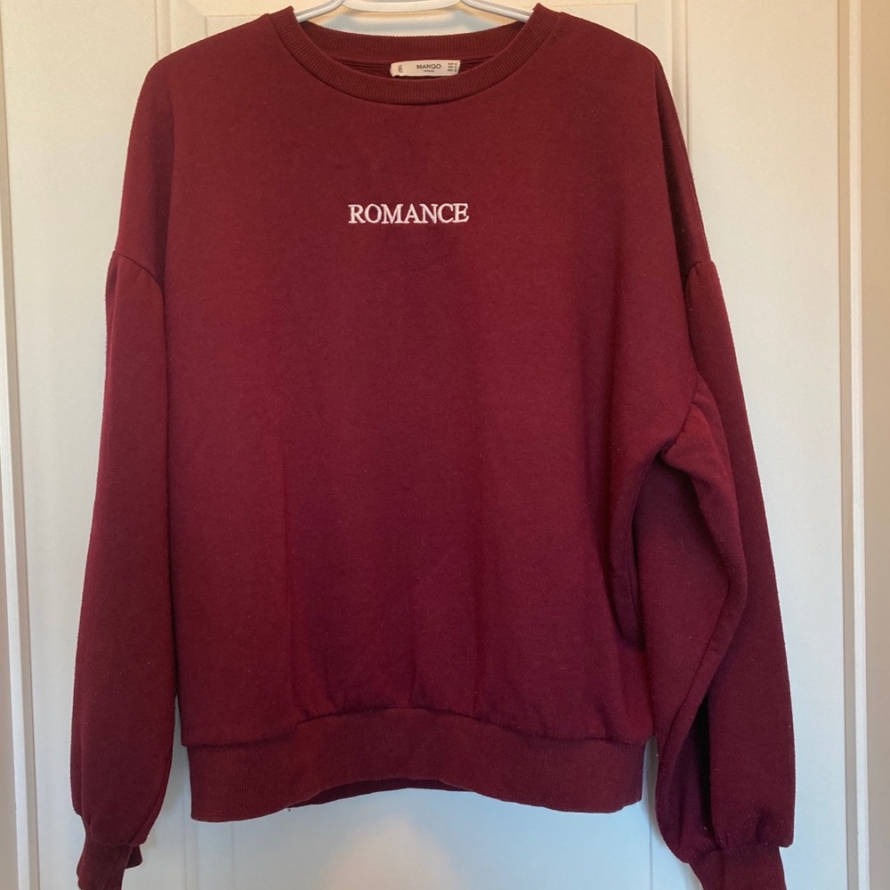 Mango maroon color sweater